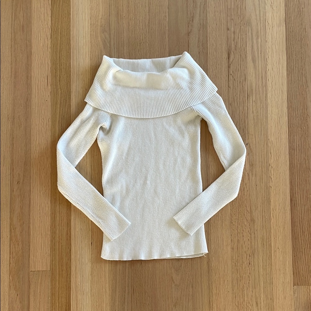 Off the shoulder sweater